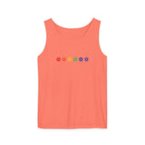Rainbow Flowers Tee – Faded Florals, Loud Pride