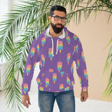 Purple Melting Point Unisex Pullover Hoodie - Summer Vibes Apparel