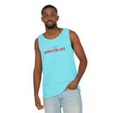 Exhausted American Unisex Tank Top - Casual Summer Wear