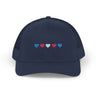 Trans Heart Trucker Cap – Mesh Back, Full Pride