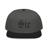Sir Embroidered Snapback Hat