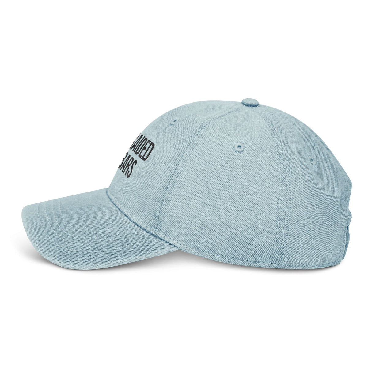 They Raided Our Bars Denim Dad Hat – Soft Look, Sharp Truth