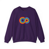 Gayfinity Rainbow Medium Weight Sweatshirt – Cozy Fit, Infinite Pride