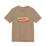 Emergency! Emergency! Lightweight Tee – Flash Warning, Soft Fit