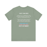 Protect Trans Rights 2025 Lightweight Tee – Soft Fabric, Hard Truth
