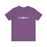 Trans Rainbow Brushstrokes Lightweight Tee – Soft Feel, Strong Message
