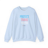 Protect Trans Youth 2025 Crewneck – Warm Layers, Urgent Truth