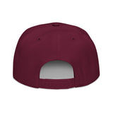 Stud Embroidered Snapback Hat