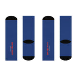 Exhausted American Cushioned Crew Socks - Comfortable Everyday Wear