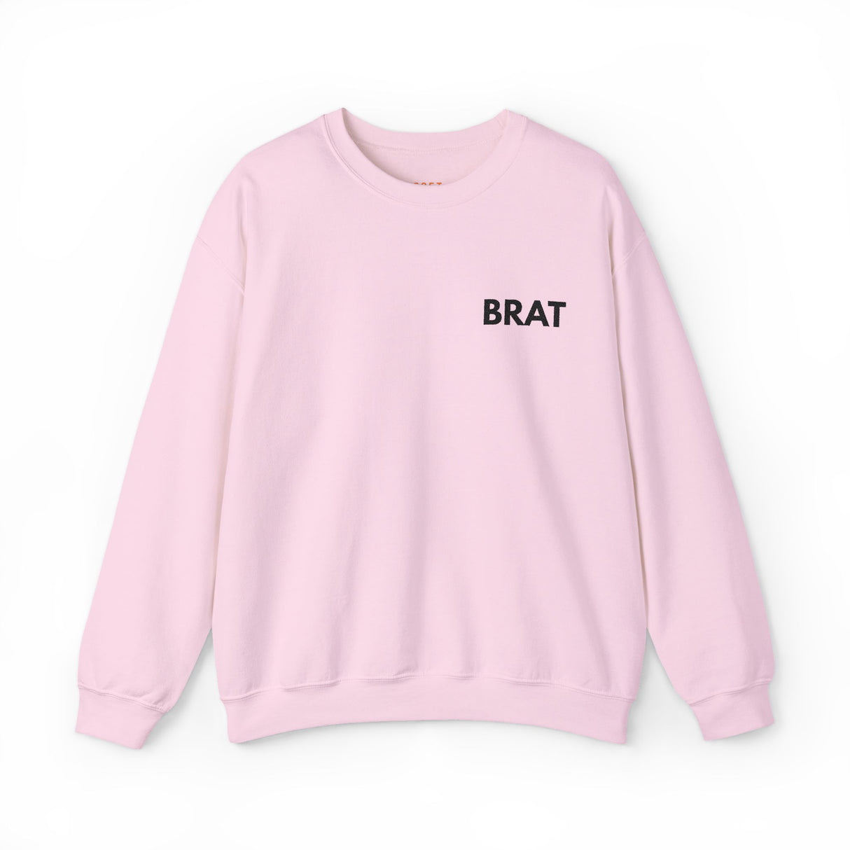 Brat Embroidered Sweatshirt – Soft Fabric, Sharp Tongue