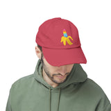 Banana Rainbow Icon Distressed Dad Cap