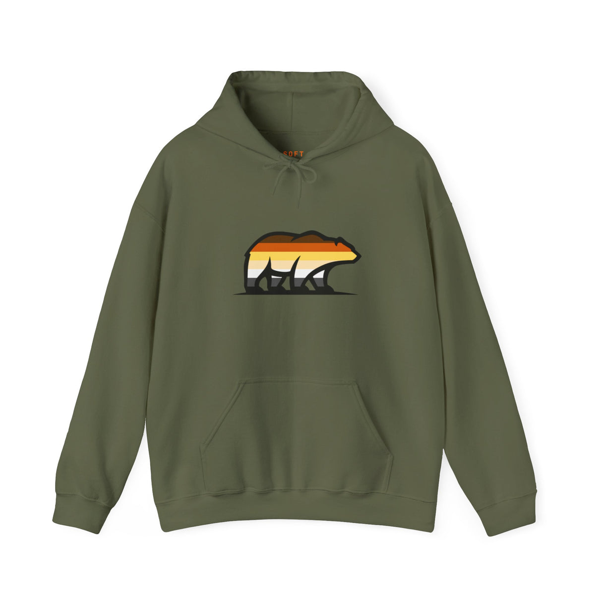 Bear Icon Hoodie - Cozy Pullover Sweatshirt