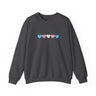 Trans Rainbow Brushstrokes Medium Weight Sweatshirt – Warm Layers, Clear Message