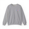 Trans Heart Embroidered Sweatshirt – Clean Lines, Clear Message