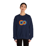 Gayfinity Rainbow Medium Weight Sweatshirt – Cozy Fit, Infinite Pride