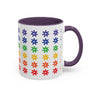 Rainbow Flowers Mug – Sip with Pride - 11oz & 15oz Options