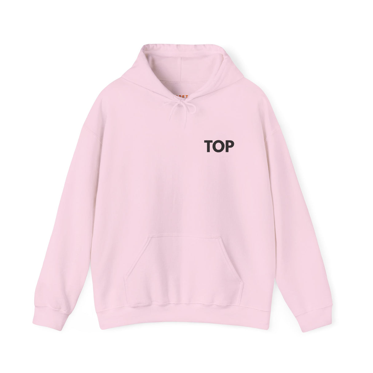 Top Embroidered Hoodie - Built Like a Soft Dom Fantasy