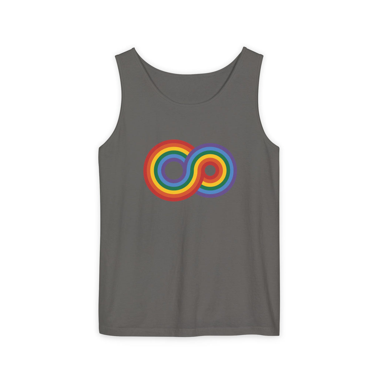 Gayfinity Rainbow Heavyweight Tank – Garment-Dyed, Endlessly Bold