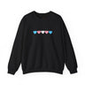 Trans Rainbow Brushstrokes Medium Weight Sweatshirt – Warm Layers, Clear Message