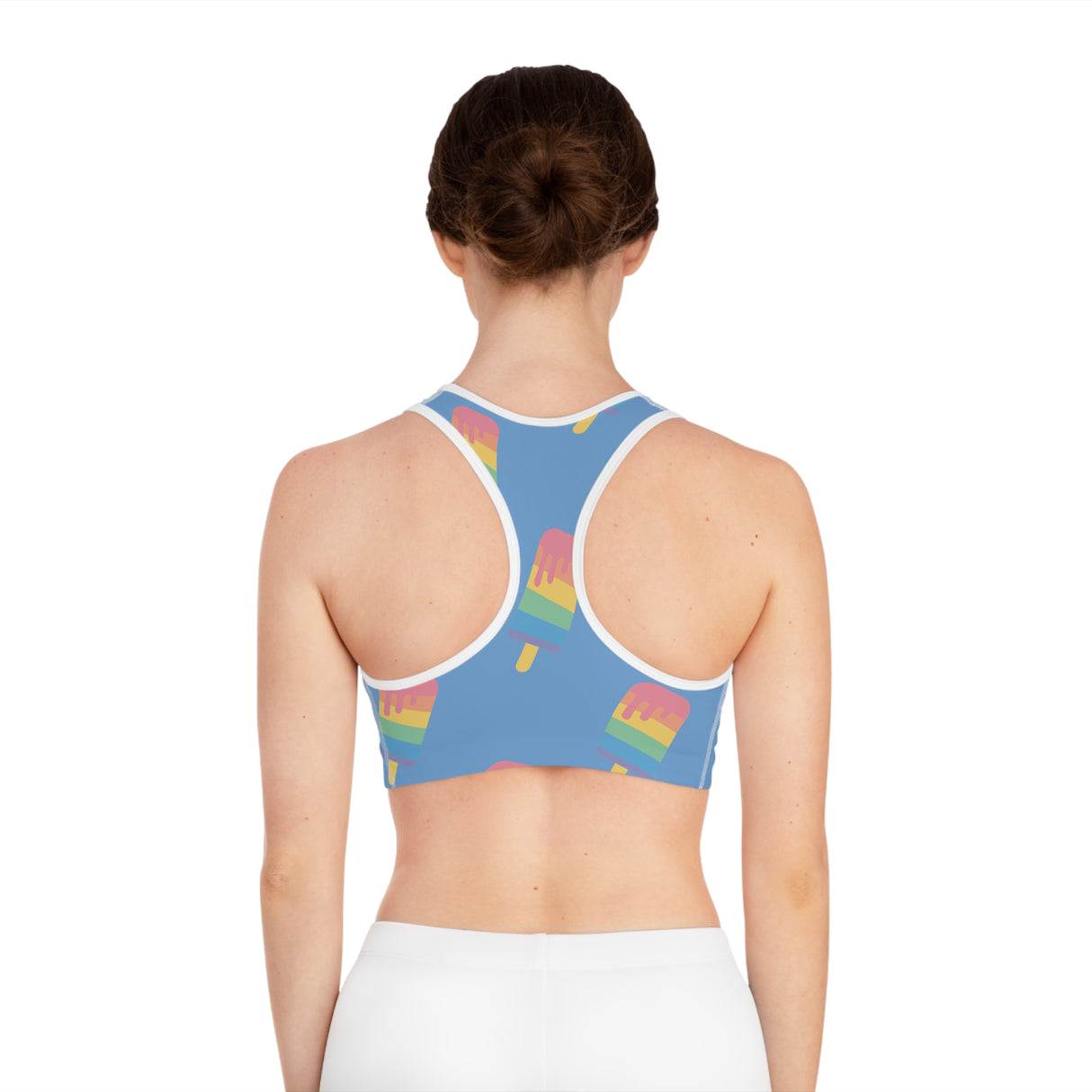 Melting Point Sports Bra - Fun & Vibrant Summer Activewear