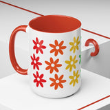 Rainbow Flowers Mug – Sip with Pride - 11oz & 15oz Options