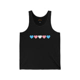 Trans Rainbow Brushstrokes Lightweight Tank – Easy Fit, Quiet Power