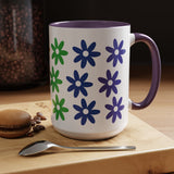 Rainbow Flowers Mug – Sip with Pride - 11oz & 15oz Options