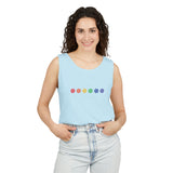 Rainbow Flowers Tee – Faded Florals, Loud Pride