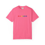 Rainbow Flowers Tee – Washed-In Comfort, Worn-With Pride