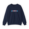 Trans Rainbow Brushstrokes Medium Weight Sweatshirt – Warm Layers, Clear Message