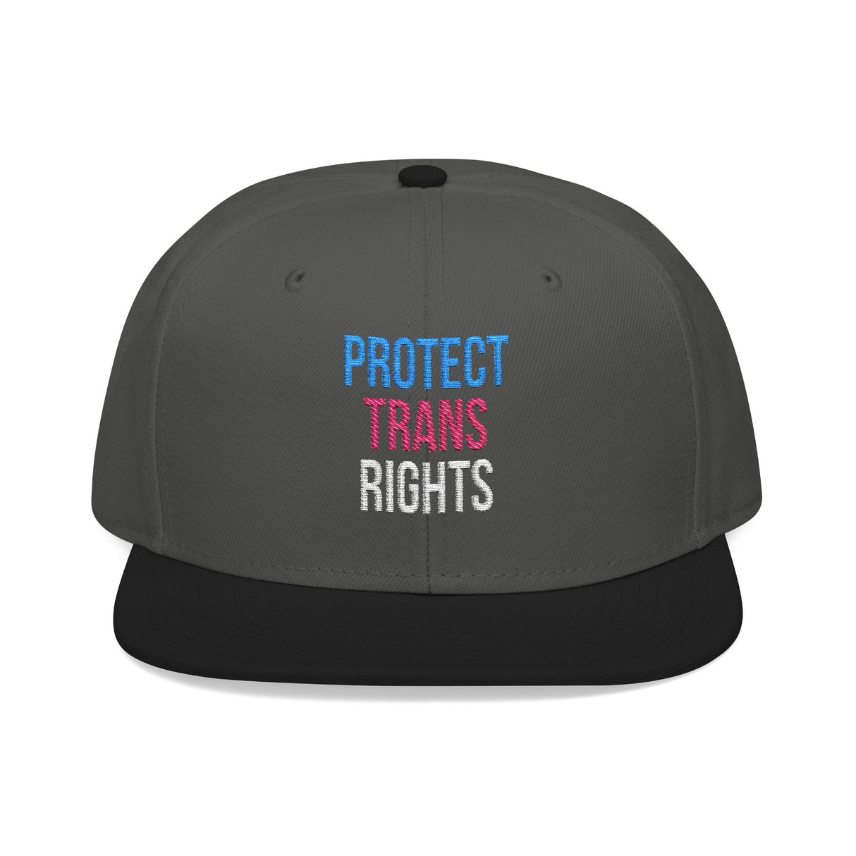 Protect Trans Rights 2025 Snapback Hat – Structured Fit, Unflinching Message