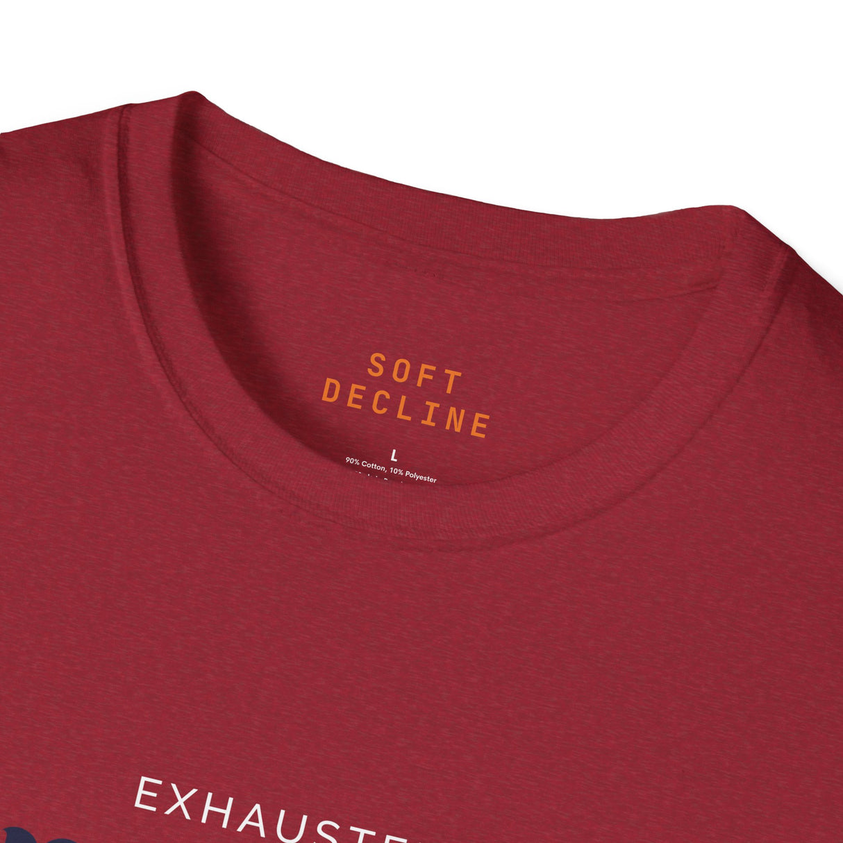 Exhausted American Unisex Softstyle T-Shirt - Casual Comfort Tee for Everyday Wear