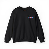 Trans Heart Embroidered Sweatshirt – Clean Lines, Clear Message