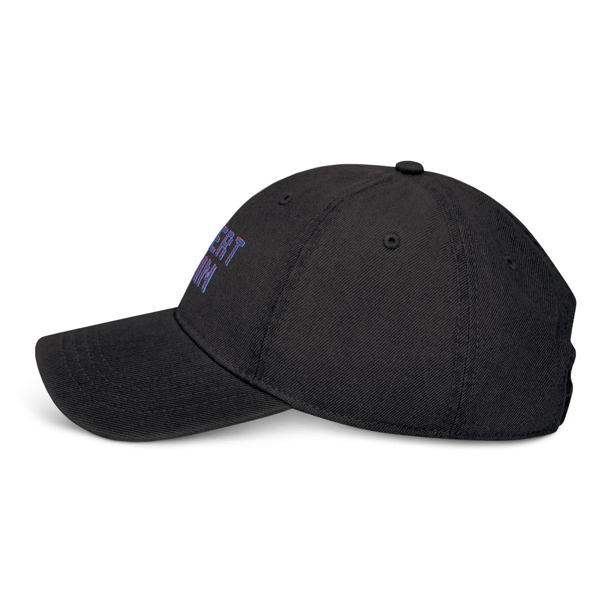 Insert Coin Embroidered Denim Hat