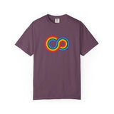 Gayfinity Rainbow Heavyweight Tee – Washed Look, Limitless Pride