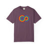 Gayfinity Rainbow Heavyweight Tee – Washed Look, Limitless Pride