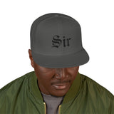 Sir Embroidered Snapback Hat