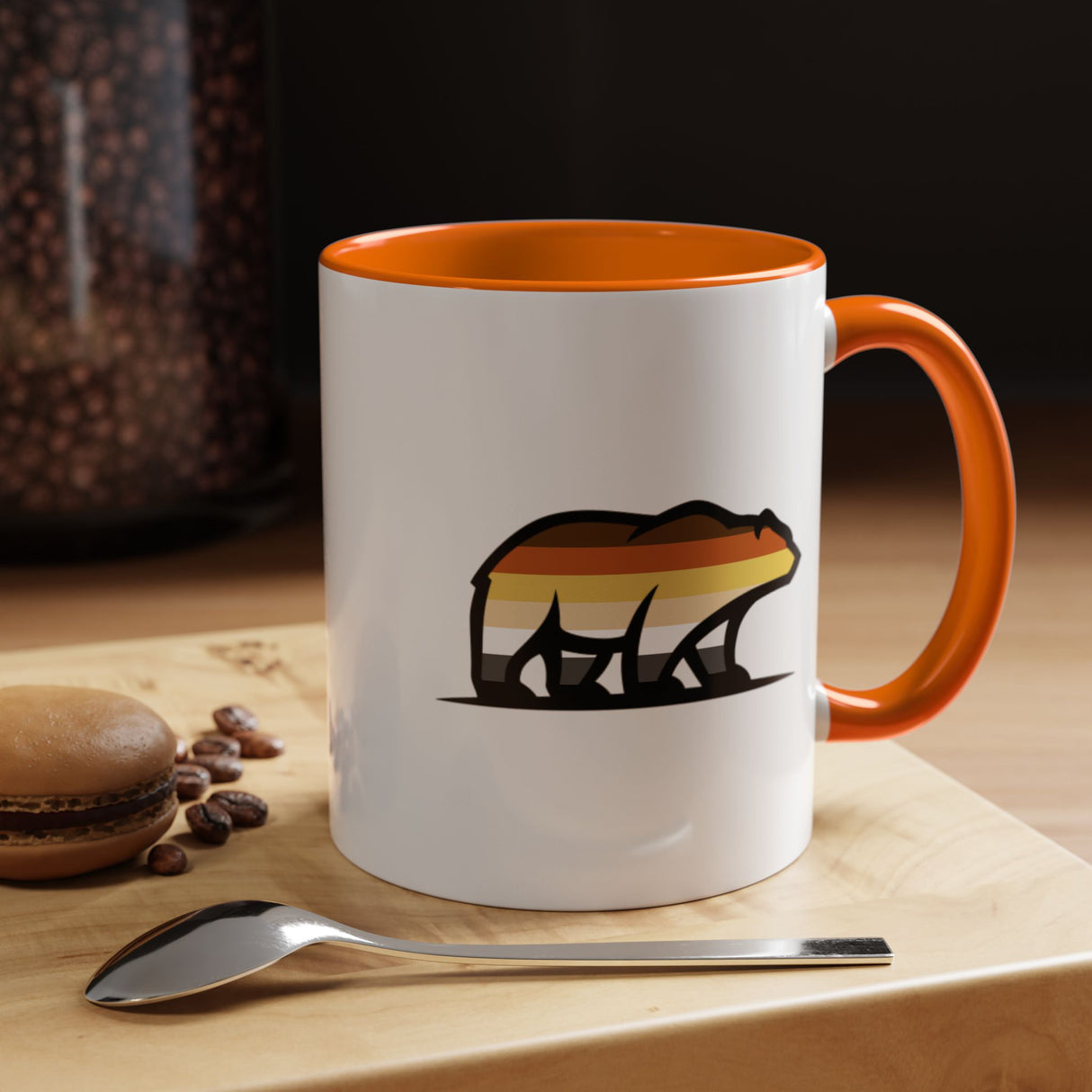 Big Bear Icon Accent Coffee Mug - 11oz & 15oz Options