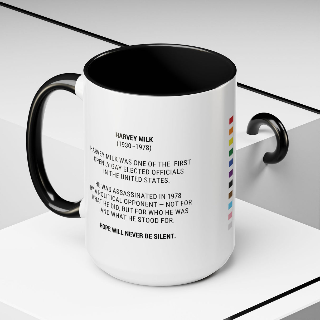 Harvey Milk Accent Mug – Drink With Defiance