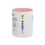 Protect Trans Rights 2025 Accent Mug – Bold Brew, Louder Message
