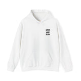 Spit and Run Hoodie – No Notes, No Apologies