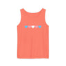 Trans Rainbow Brushstrokes Heavyweight Tank – Washed Feel, Worn With Pride