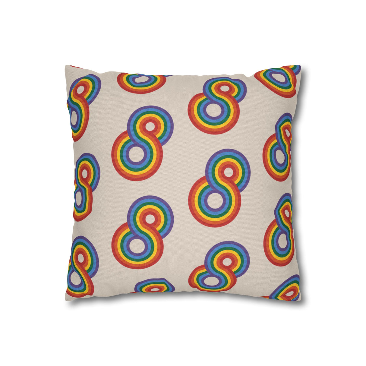 Gayfinity Rainbow Pillow Cover – Soft Touch, Infinite Vibes