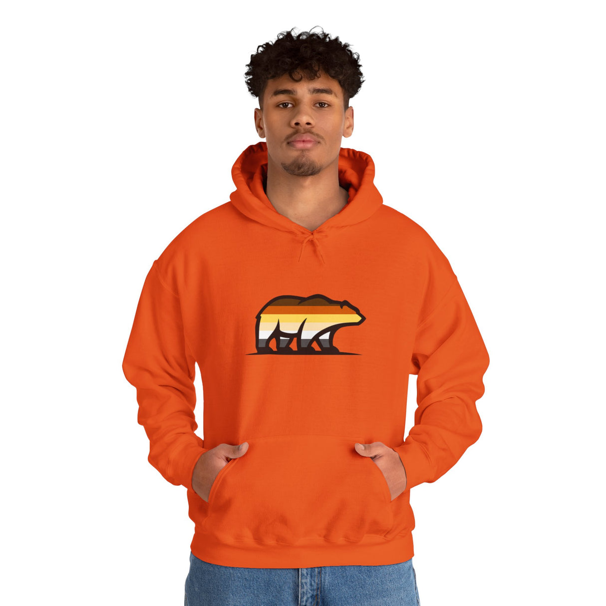 Bear Icon Hoodie - Cozy Pullover Sweatshirt