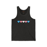 Trans Rainbow Brushstrokes Lightweight Tank – Easy Fit, Quiet Power