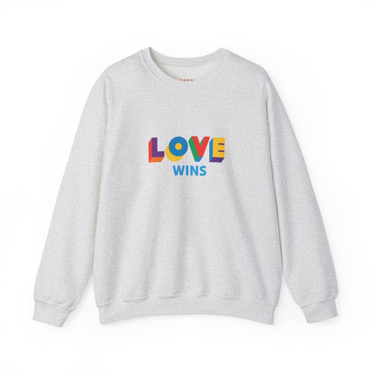 Love Wins Medium Weight Sweatshirt – Soft Feel, Solid Message