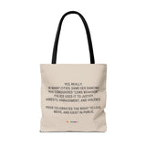 Arrested for Dancing Tote Bag – Joy Was a Crime
