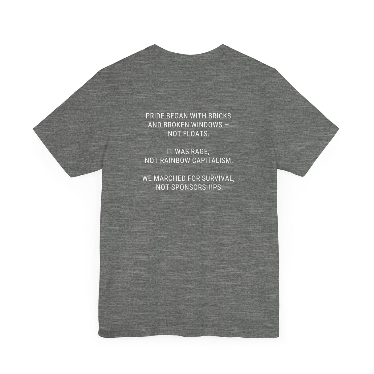 First Pride Was a Riot Lightweight Tee – Soft Fabric, Fierce Roots