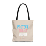 2025 Protect Trans Youth Tote Bag – Carry the Fight