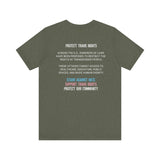 Protect Trans Rights 2025 Lightweight Tee – Soft Fabric, Hard Truth